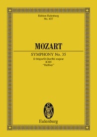 Mozart: Symphony No. 35 D major KV 385 (Study Score) published by Eulenburg